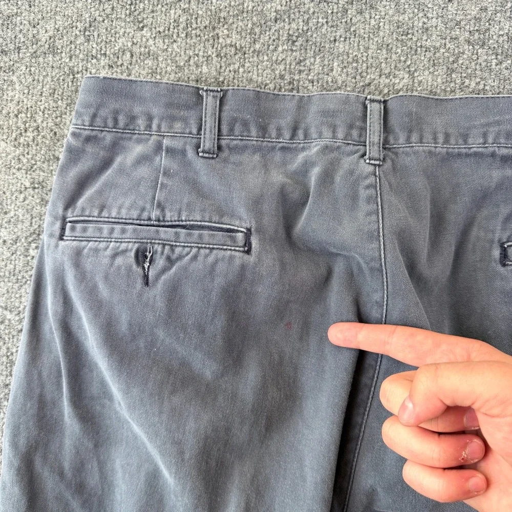 Vintage Polo Ralph Lauren Pants Mens 34x30 Blue Pleated Chino Andrew 90s